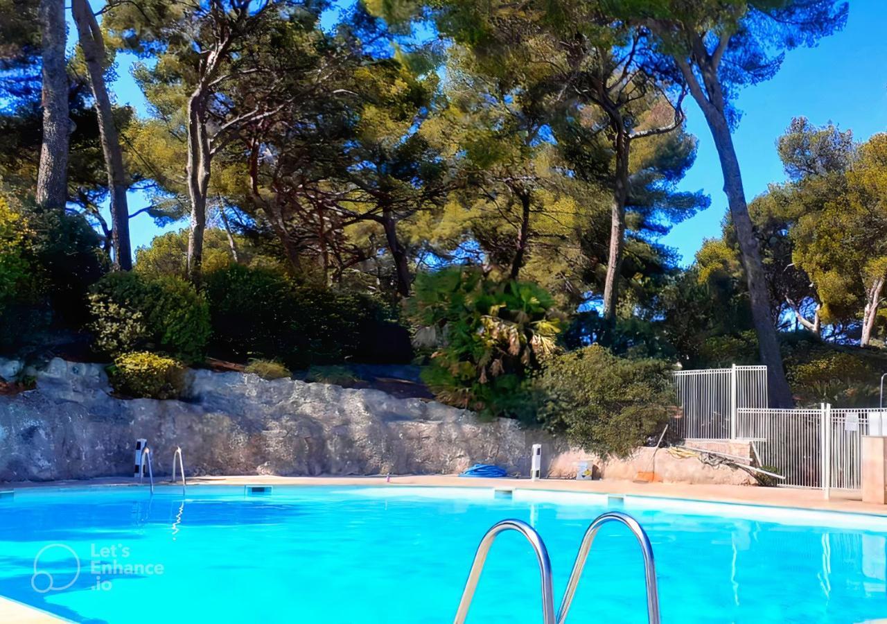 T1 Avec Piscine A 300M Des Plages Pour 4 Personnes - Residence Saint Elme La Seyne-sur-Mer Exteriör bild