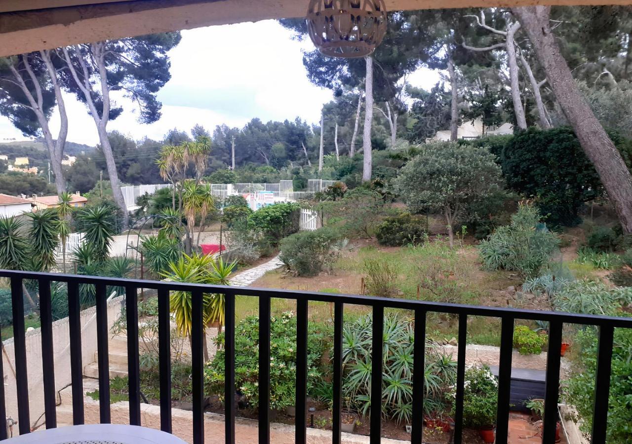 T1 Avec Piscine A 300M Des Plages Pour 4 Personnes - Residence Saint Elme La Seyne-sur-Mer Exteriör bild